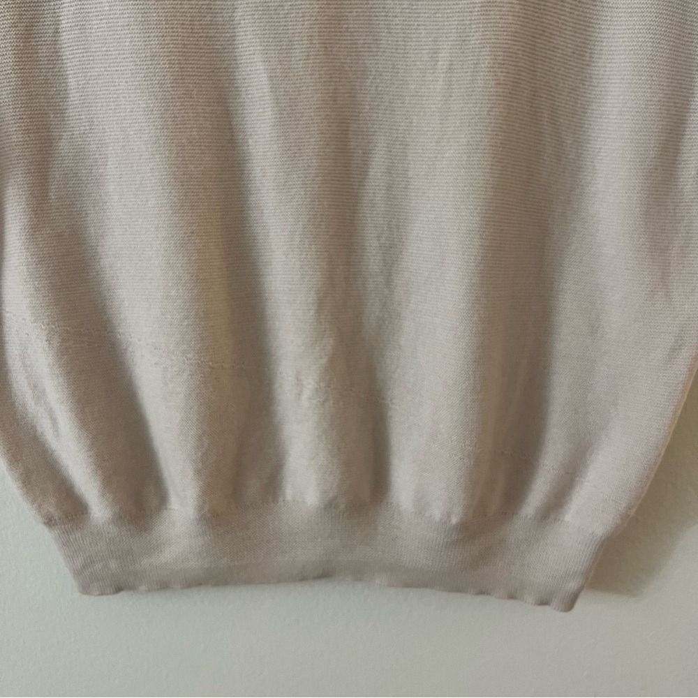 The Reset R Label Essential Pullover Wool Sweater Natural S/M - Picture 5 of 13